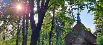 Odenwald Lodge with infrared sauna and "Haus Himmelblau" e-charging station