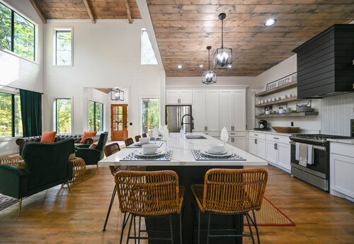 Bunk Room | Views | Fire Pit | Hot Tub | Sleeps 16