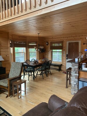 Smart TV, fireplace, DVD player, table football