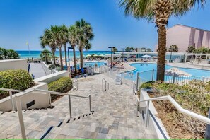 Pool - Seaclusion - Stunning Gulf Views, Beachfront Pools, Tiki Bar, Tennis & More at Tops'l Tides 1311! (Miramar Beach)
