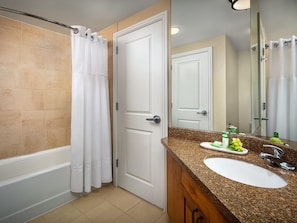 Combined shower/tub - Located in exciting Vail yet secluded in its own rustic and quiet enclave (Vail)