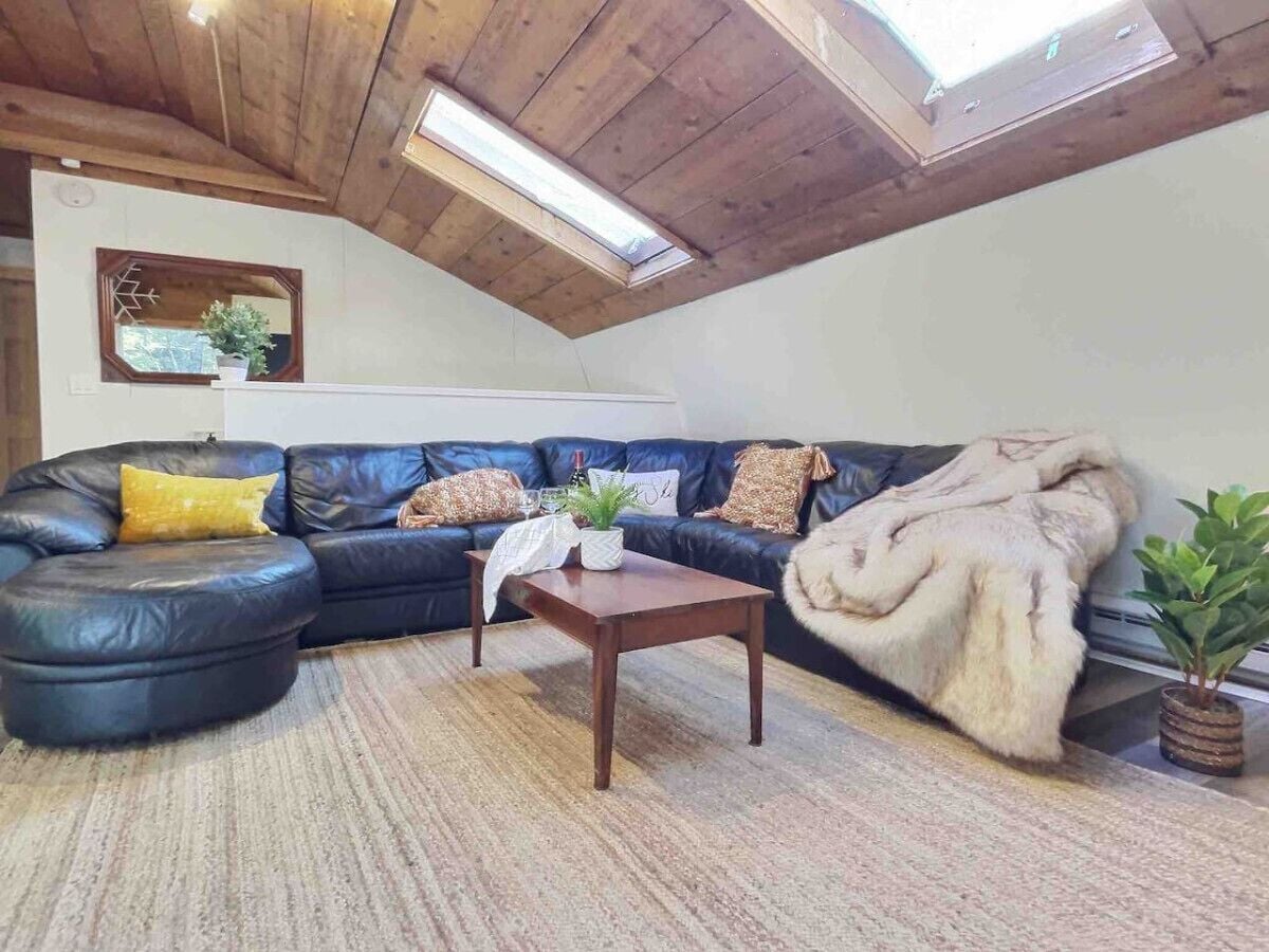 Smart TV, fireplace, video games, stereo