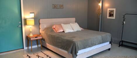 1 bedroom, travel crib, free WiFi, bed sheets