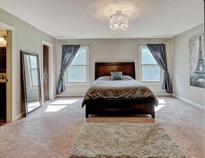 6 bedrooms, iron/ironing board, travel cot, free WiFi
