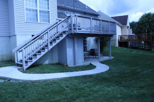 A private 2BR & living area w/ patio for 4