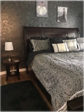 1 bedroom, iron/ironing board, travel crib, free WiFi