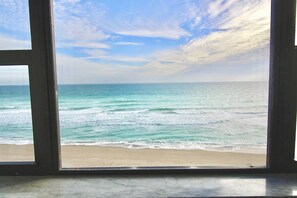 On the beach, beach towels, fishing