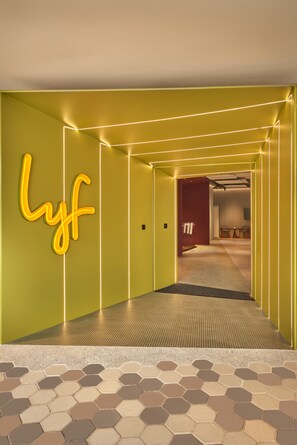 Entrée de l’hébergement