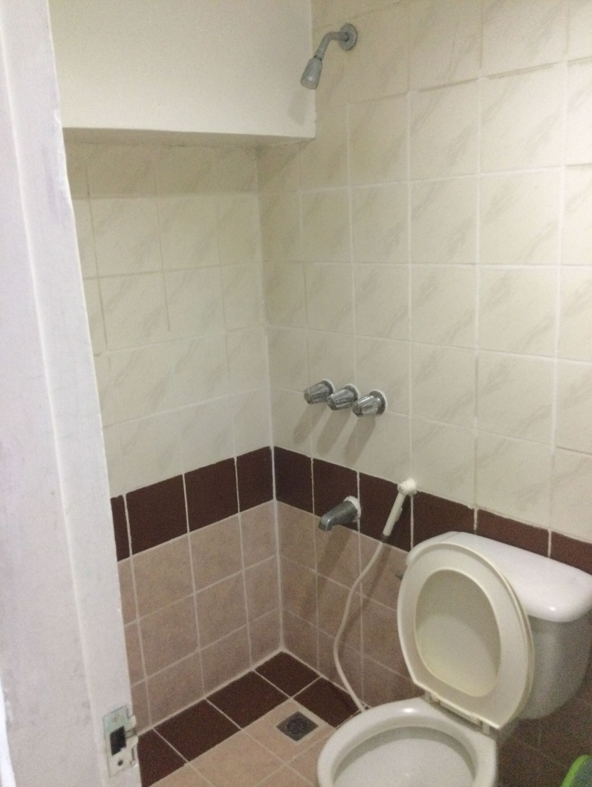 Habitación estándar doble | Baño | Ducha y cabezal de ducha tipo lluvia
