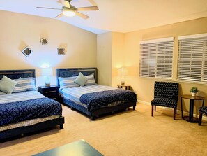 4 bedrooms, iron/ironing board, free WiFi, bed sheets