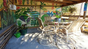 Shared Dormitory, 1 Bedroom, Smoking, Patio | Outdoor dining
