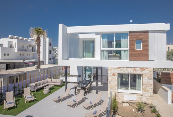 Villa, 5 Bedrooms, Smoking, Private Pool | Exterior - Ayia Napa Kube Villa Kb3, Ayia Napa Center (Ayia Napa)