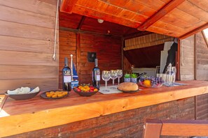 Ferienhaus, 2 Schlafzimmer, barrierefrei, Raucher | Außenbereich