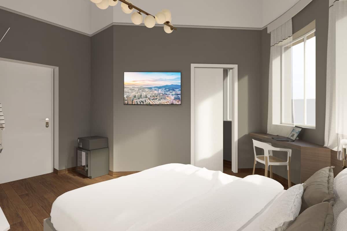 1 Schlafzimmer, italienische Bettbezüge von Frette