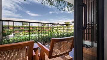 Suite, 3 Bedrooms, Garden Area | Balcony view