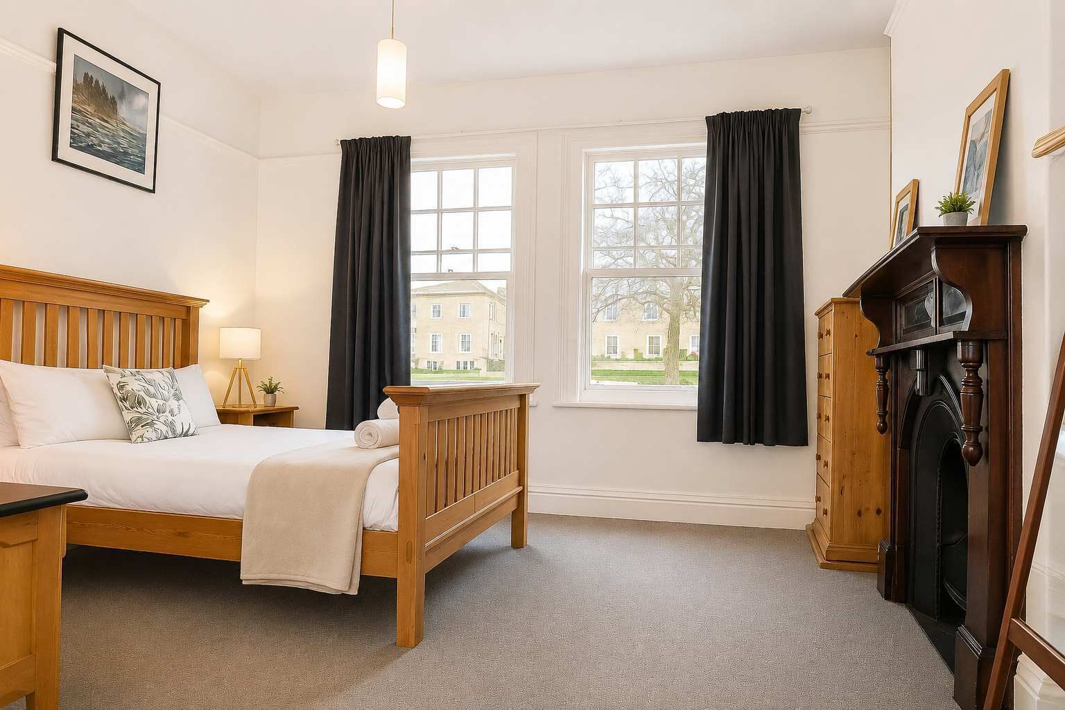 1 slaapkamer, een strijkplank/strijkijzer, wifi, beddengoed