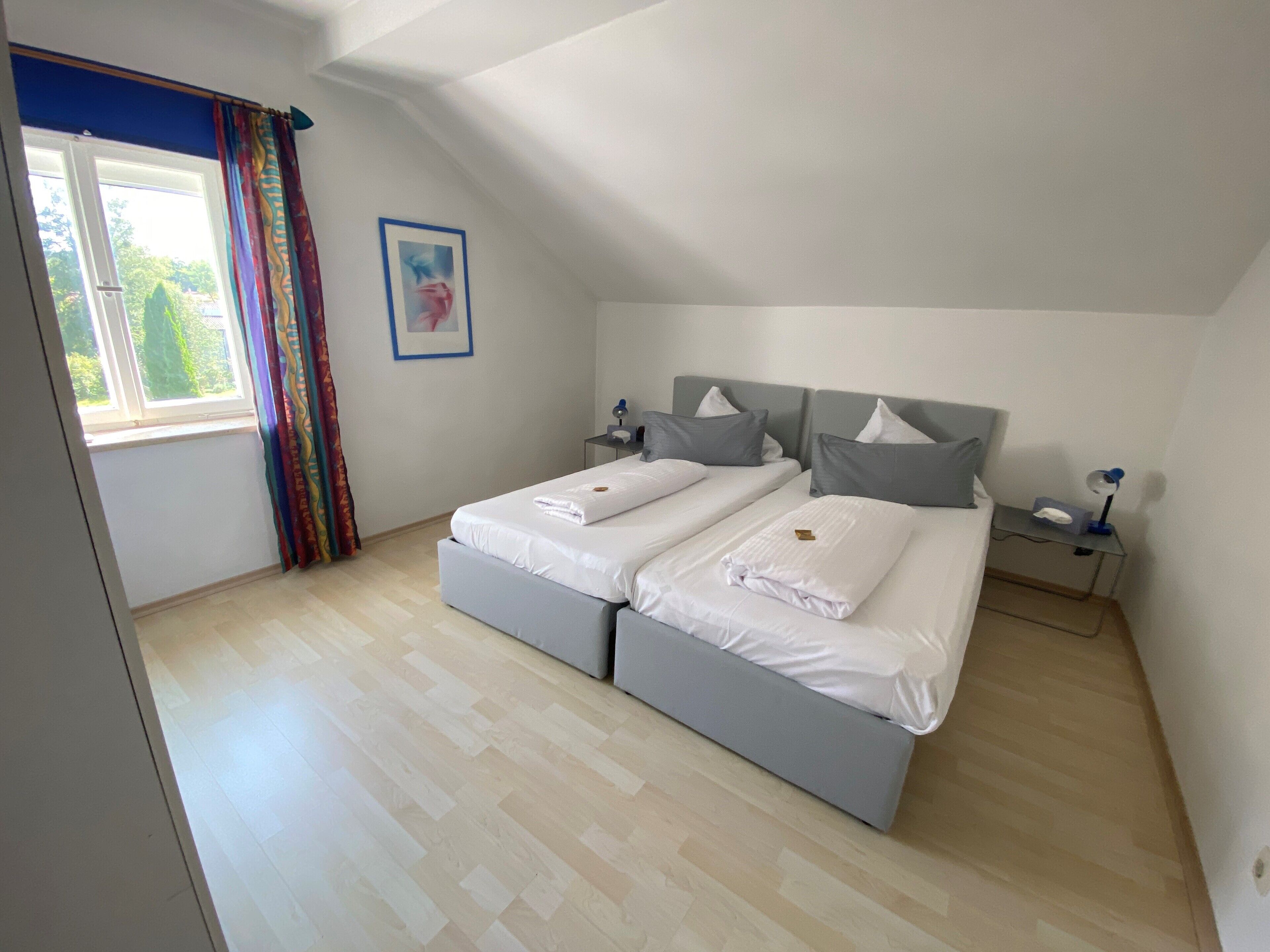 1 bedroom, in-room safe, iron/ironing board, travel cot