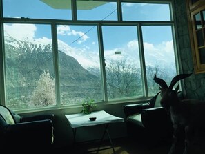 Deluxe dubbelrum | Utsikt mot bergen