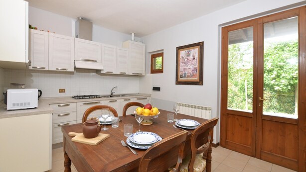 Familienhaus, 2 Schlafzimmer, Bergseite (Villetta La Miniera) | Eigene Küche