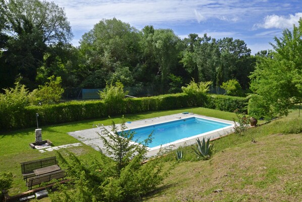 Seasonal outdoor pool