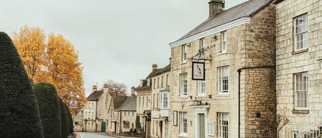 Majoituspaikan julkisivu