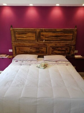 1 chambre, fer et planche à repasser, lit de bébé portatif