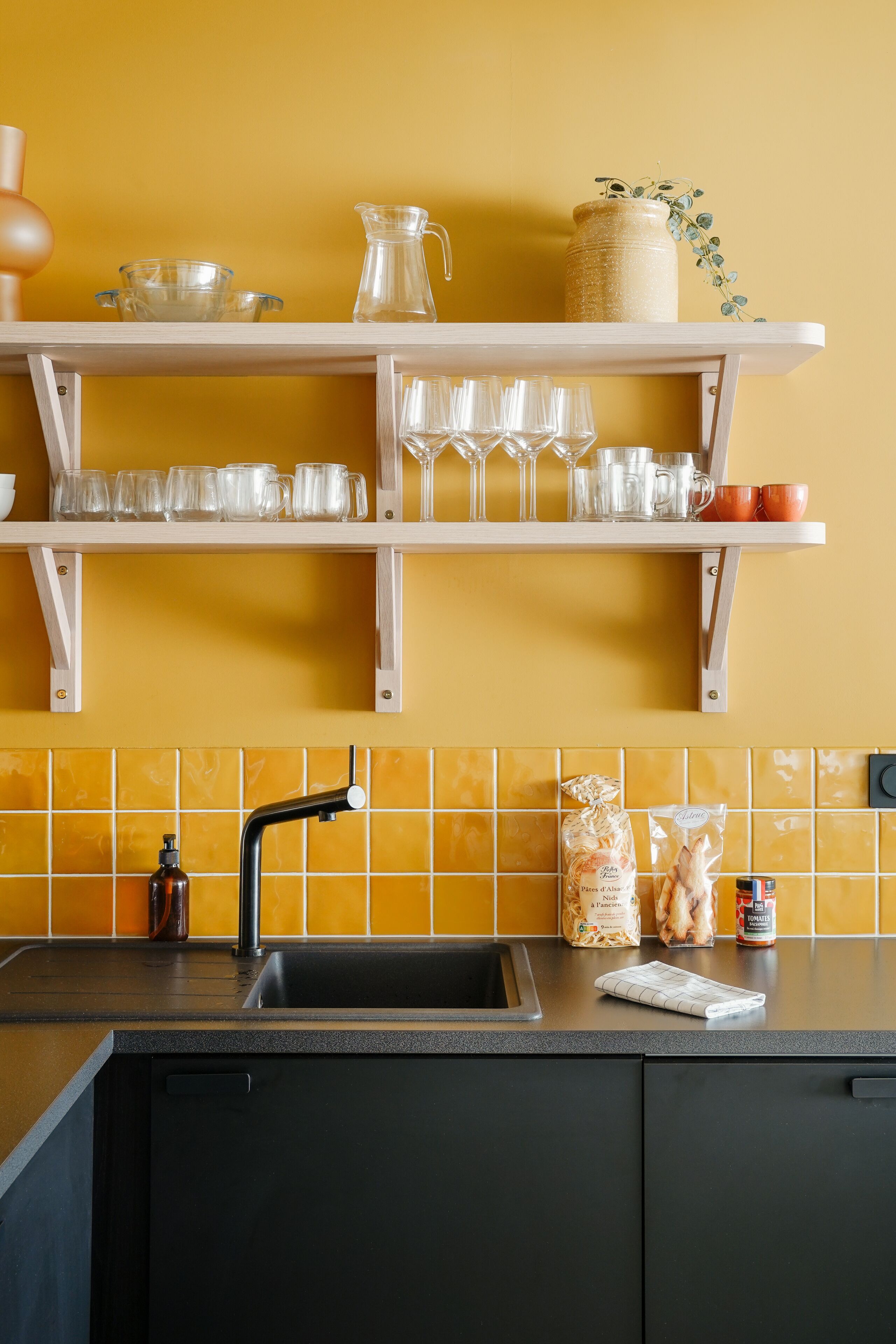 Fridge, microwave, dishwasher, espresso maker