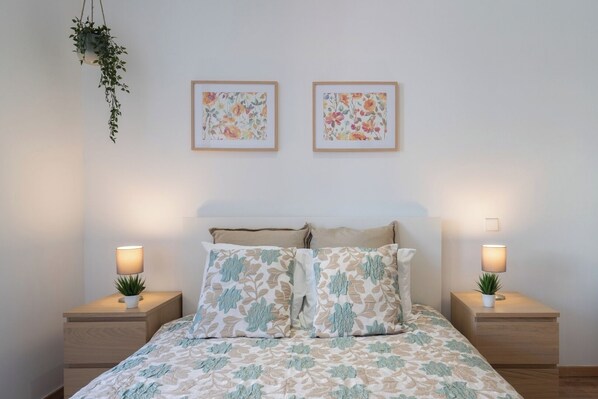 1 室のベッドルーム、アイロン / アイロン台、WiFi、ベッドシーツ