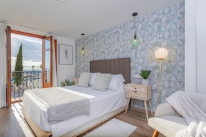 1 غرفة نوم ومكواة/لوح كي وواي فاي وملاءات أسرّة