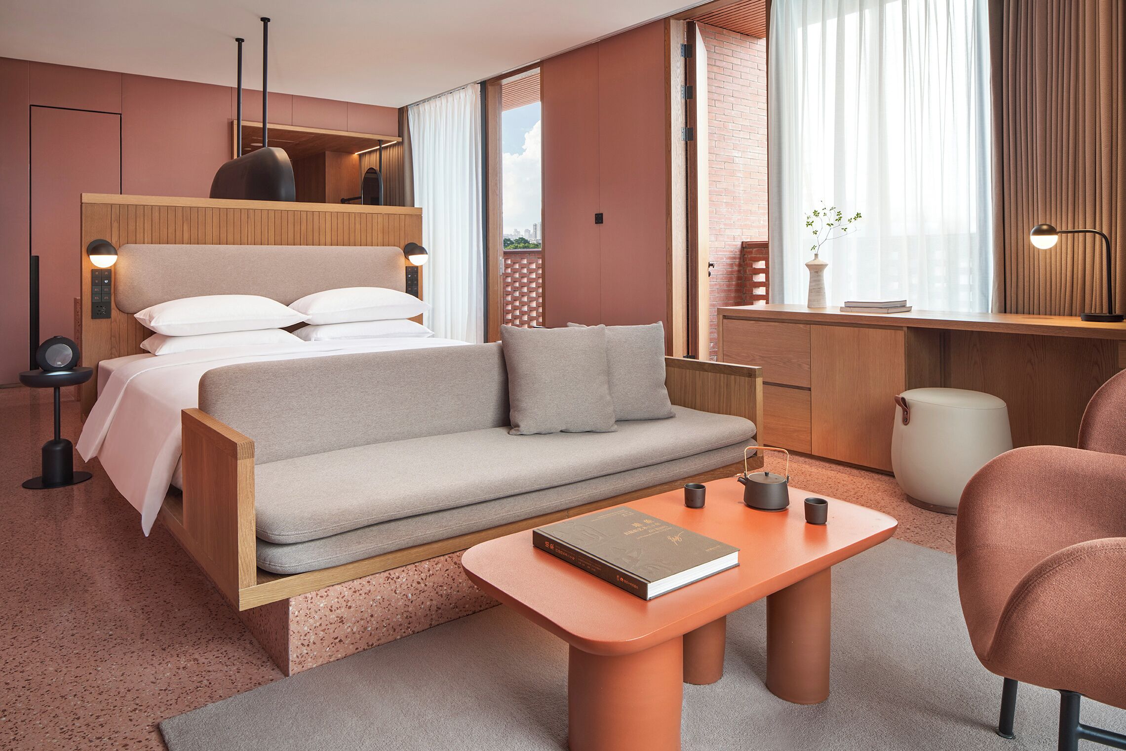 Deluxe Room, 1 King Bed | Premium bedding, down comforters, memory foam beds, minibar