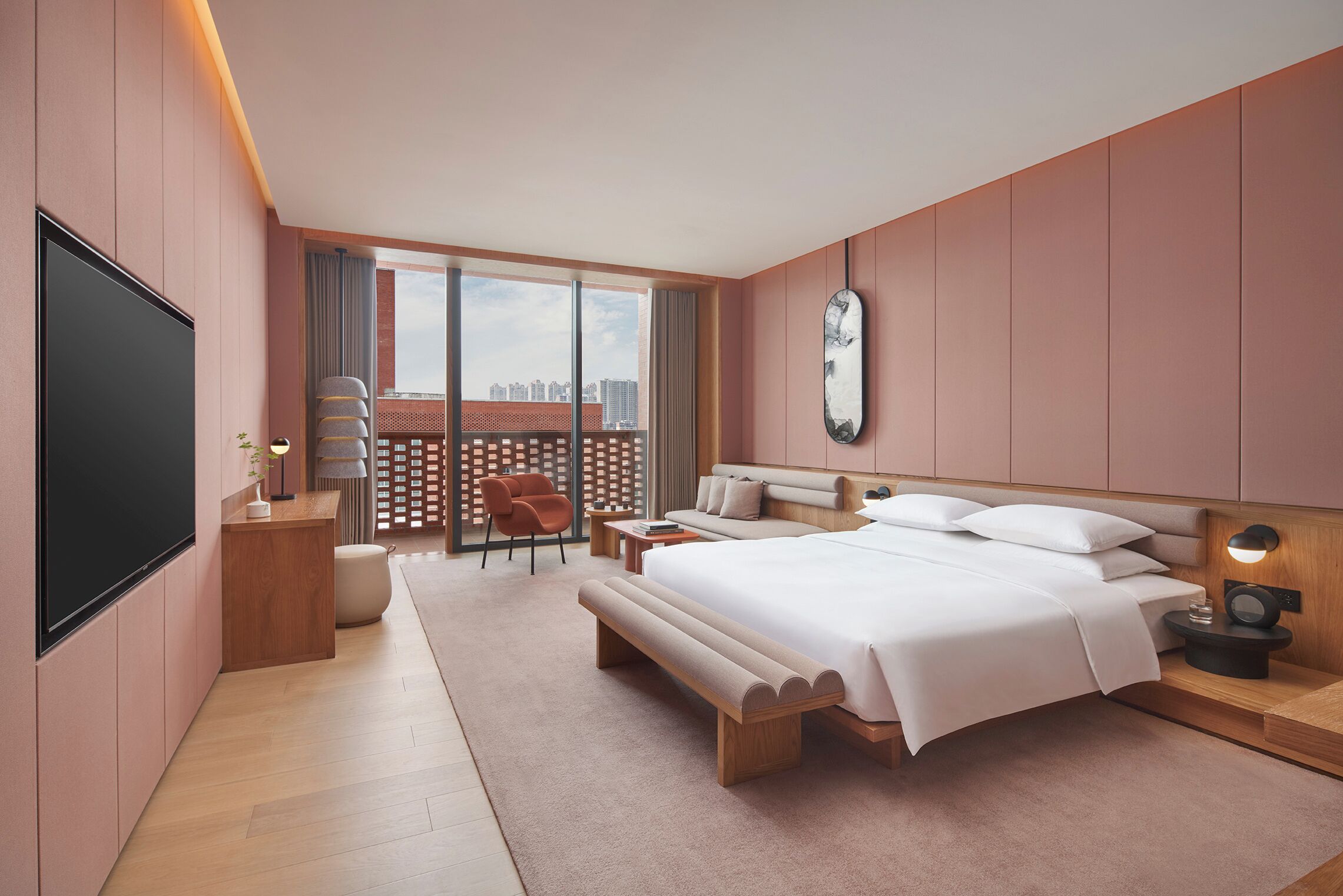 Room, 1 King Bed | Premium bedding, down comforters, memory foam beds, minibar