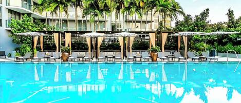 حمّام سباحة خارجي، حمّام سباحة مُدفَّأ