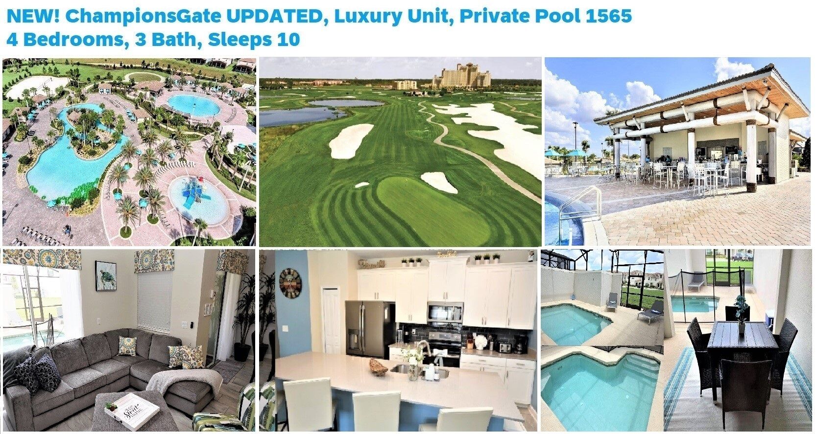 Close to Disney! 4 Bedroom Townhouse w/ Private Pool! Luxury Finishes NEW!