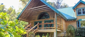 Secluded Luxury Lodge overlooking private 57 acre in Hocking Hills Region