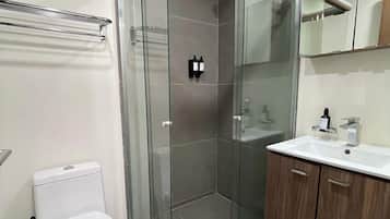 Shower, hair dryer