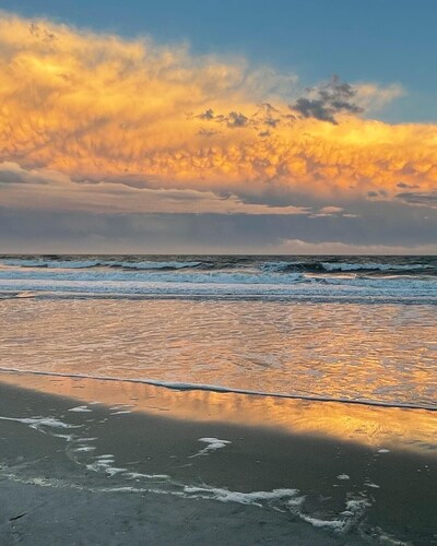 4 Bedroom, 4 Bath Raised Beach House 3 Blocks From the Beach! Golf Cart Included