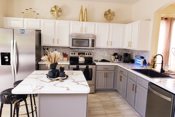 Modern fully equipped kitchen