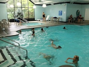 Indoor pool, outdoor pool