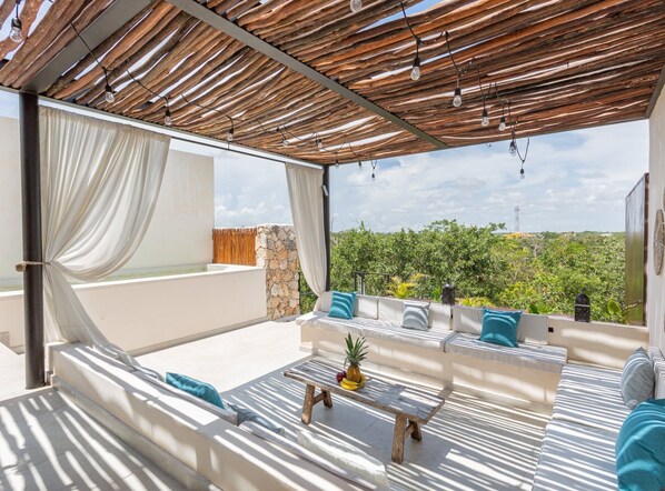 2 albercas al aire libre y camas balinesas gratuitas