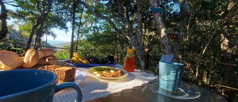 Opções para refeição ao ar livre