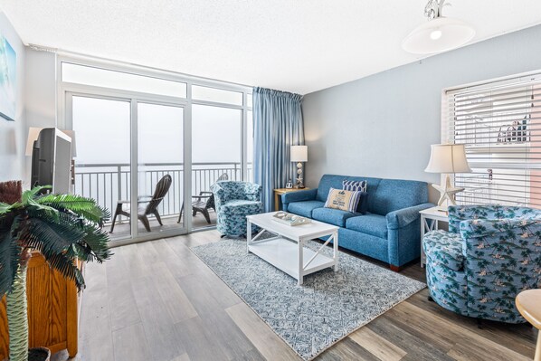 Televisión, reproductor de DVD y videoteca 