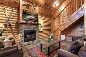 TV connectée, cheminée