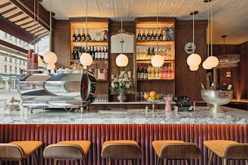Coffee shop at The Moore, a Member of Design Hotels