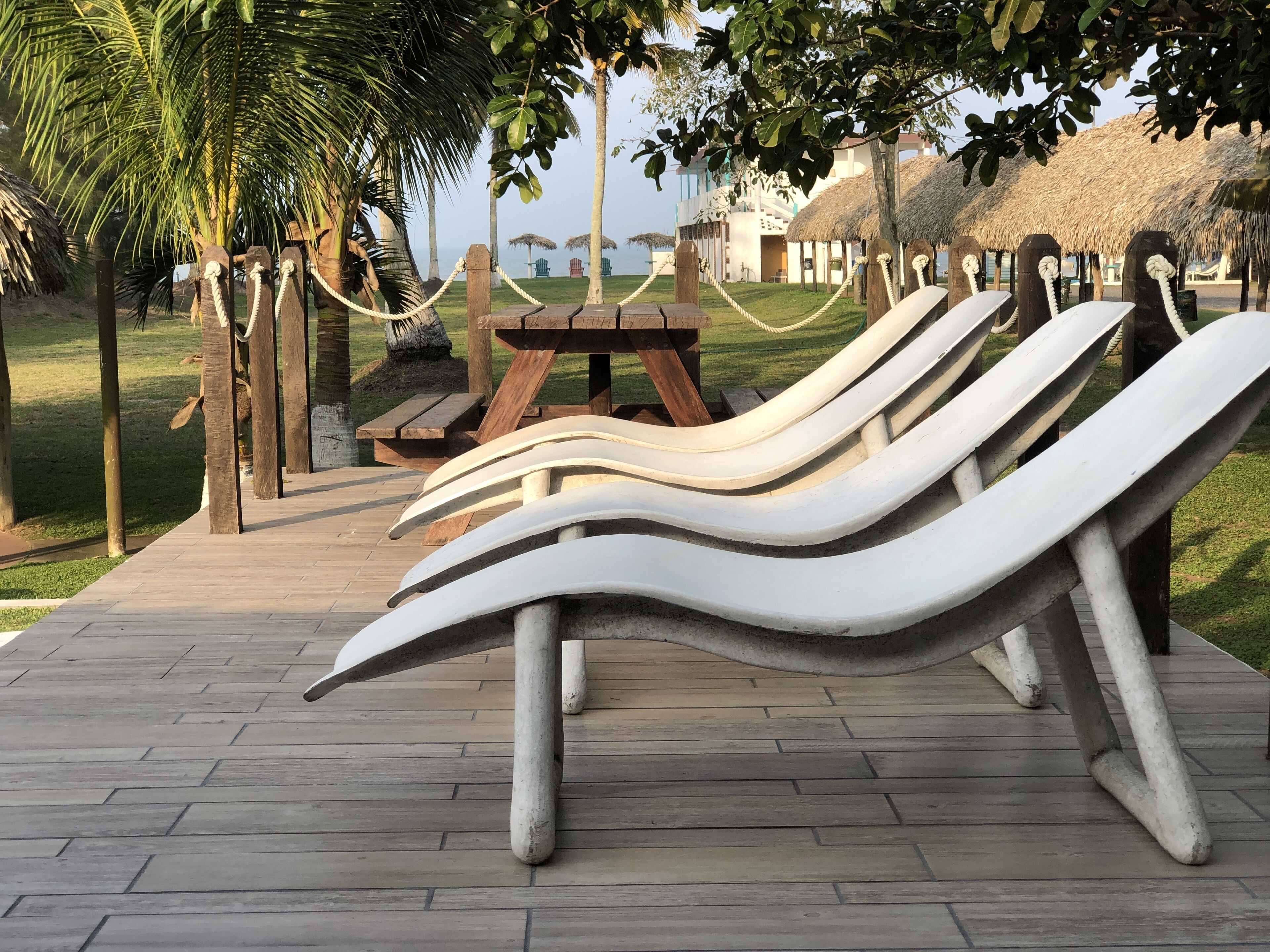 2 outdoor pools, sun loungers