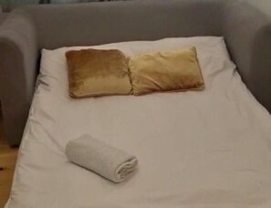 1 bedroom, iron/ironing board, travel crib, free WiFi