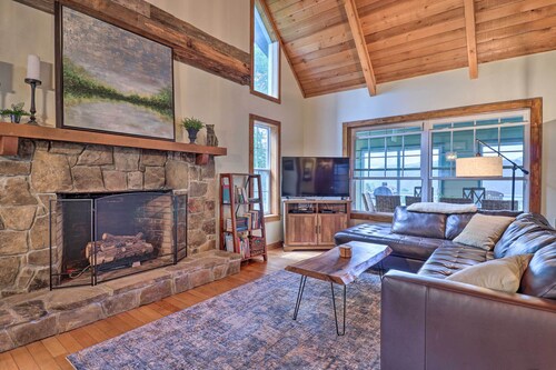 Family Retreat Cabin w/ Summit, Lake Views, Deck!