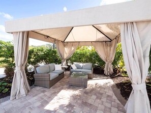 Terrace/patio - APRIL-MAY 2025, Luxury 2BD/2BA, Sarasota,Palmer Ranch,Florida,GARAGE, 1st Floor, (Sarasota)