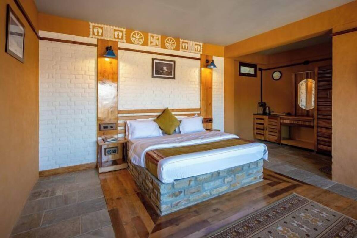 Luxe beddengoed, een bureau, gratis wifi, individueel gemeubileerd