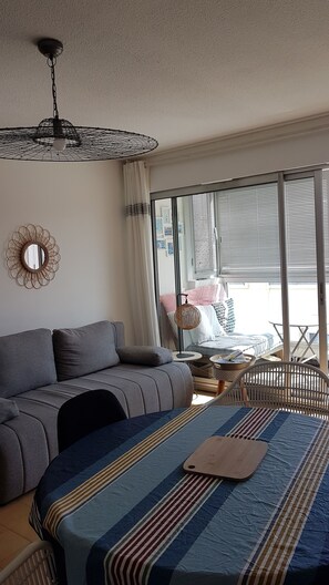 TV - Nice T2 in the center of Sète, view of Mont Saint Clair, ideal for curists  (Sète)