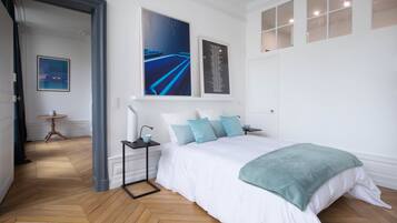 2 chambres, fer et planche Ă repasser, Wi-Fi gratuit, draps fournis